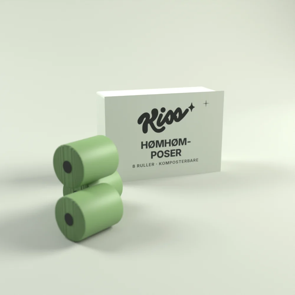 Hømhøm-poser – 8 ruller fra Kiss